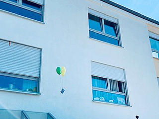Steigende Luftballons